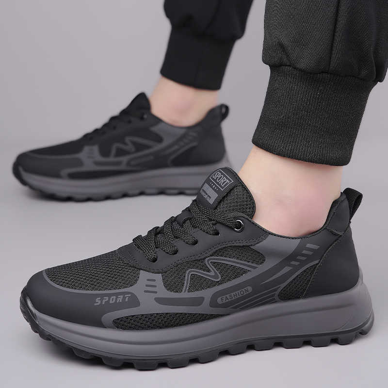 Men Shoes Trainers - Летние высокие сапоги на шнуровке с