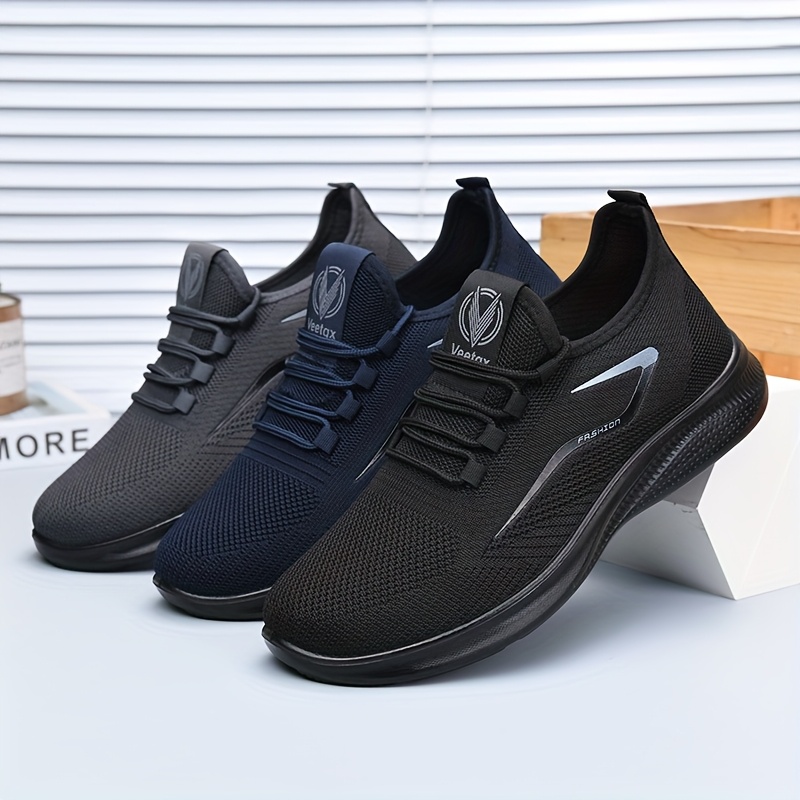 Men Shoes Trainers - Мужские дышащие сетчатые кроссовки без шнуровки,