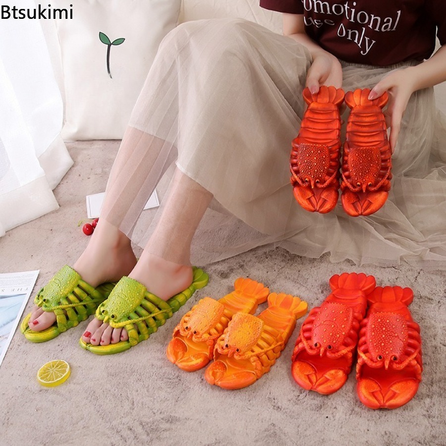 Men'S Shoes To Women'S Size - Новые летние шлепанцы 2026 с мультяшным