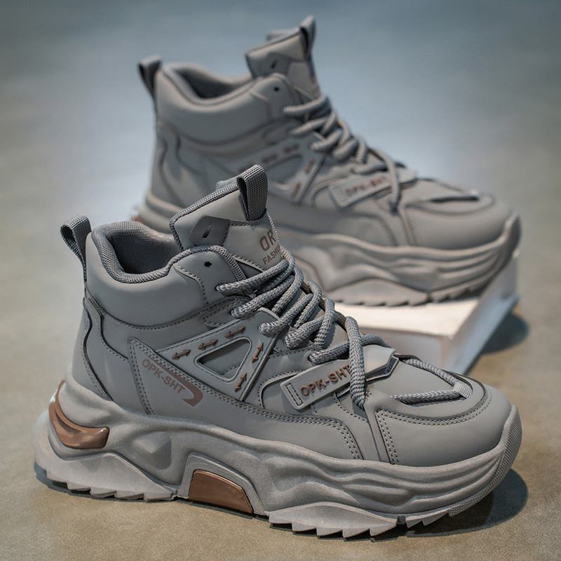 Men Shoes Running - Высокие дышащие противоскользящие мужские туфли, осень