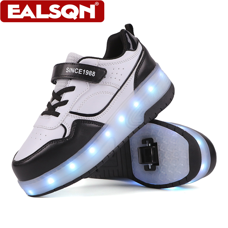 Men Shoes Running - Новые детские роликовые коньки с LED-подсветкой,