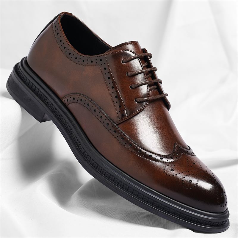 Men Shoes Uk - Мужские кожаные туфли-броги: модные, удобные, деловые,