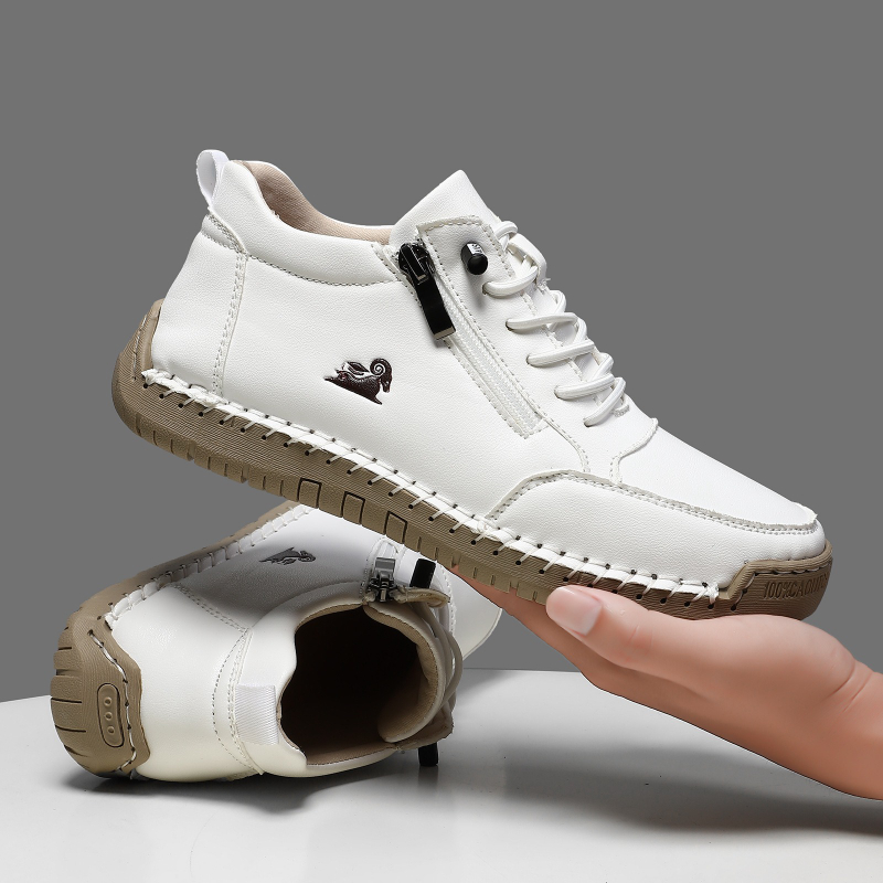 Men Shoes Ecco - Женские кроссовки, кожаная повседневная обувь ручной