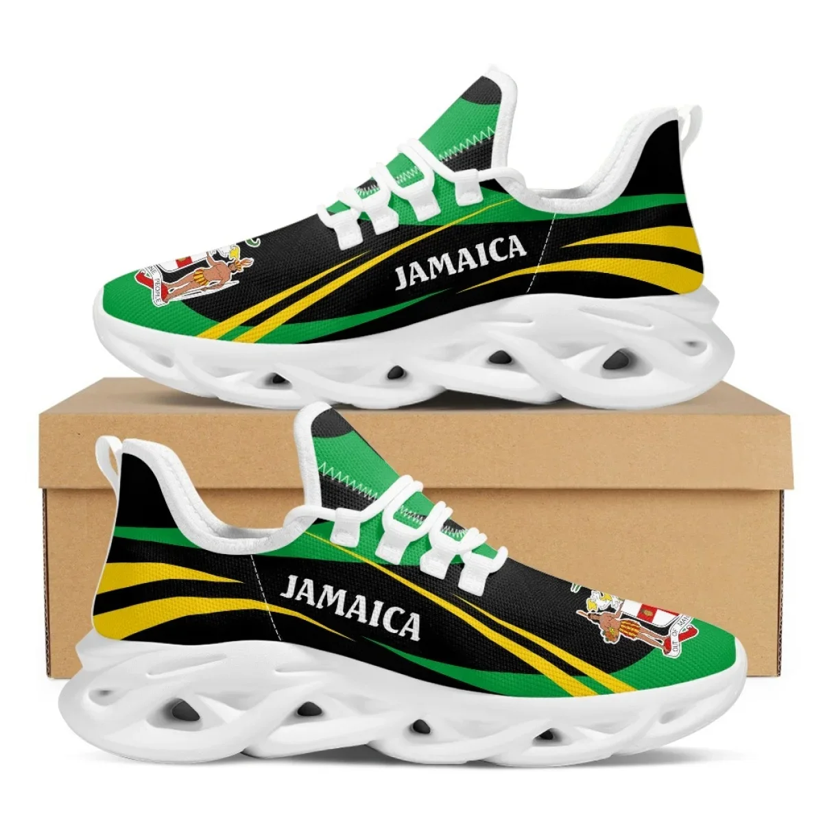 Обувь с принтом флага Ямайки,  – обзор и цена Men Shoes Trainers